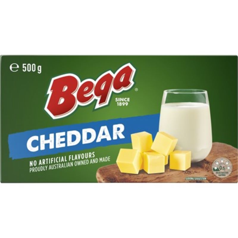 Bega Cheddar Cheese 500g