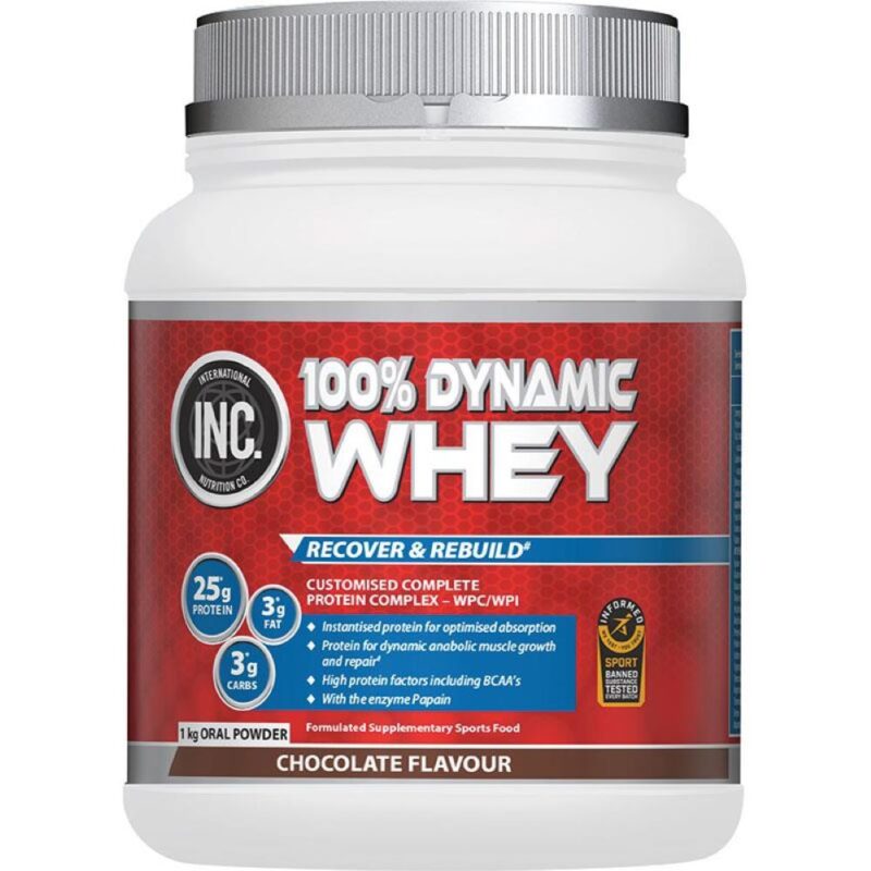 INC 100% Dynamic Whey Protein - Chocolate