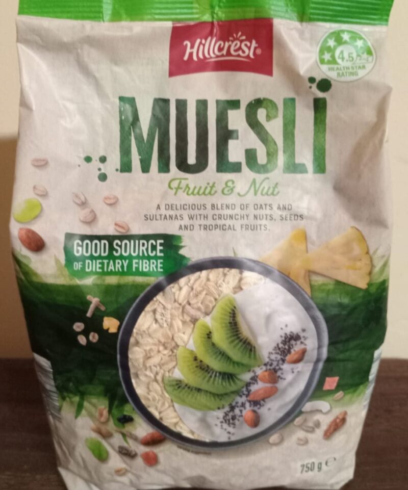 Muesli Fruit & Nut 750g